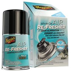 Meguiars G16402 Whole Car Air Re-Fresher Odor Eliminator Mist, New Car Scent, 2 Fluid Ounces