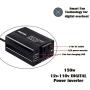 Bapdas 150W Car Power Inverter DC 12V to 110V AC Car Converter with 3.1A Dual USB Car Adapter-Black