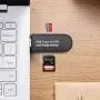 COCOCKA USB 3.0 SD Card Reader, USB Type C Memory Card Reader, OTG Adapter for SDXC, SDHC, SD, MMC, TF, RS- MMC, Micro SDXC, Micro SD, Micro SDHC Card and UHS-I Cards