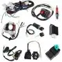 Complete Electrics Stator Coil CDI Wiring Harness Solenoid Relay Spark Plug for 4 Stroke ATV 50cc 70cc 110cc 125cc Pit Quad Dirt Bike Go Kart Scooter Moped Parts Complete Wiring Harness by TOPEMAI