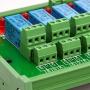 Electronics-Salon DIN Rail Mount 8 DPDT Signal Relay Interface Module. (Operating Voltage: DC 24V) Electronics-Salon DIN Rail Mount 8 DPDT Signal Relay Interface Module. (Operating Voltage: DC 24V)
