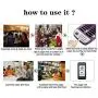 Daytech Restaurant Pager System, Wireless Paging Buzzer System, Rechargeable Table Numbers with 16 Coaster Pagers for Restaurant/Hotels/Food Truck/Cafe Shop/Clinic