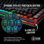 Corsair K95 RGB Platinum XT Mechanical Gaming Keyboard, Backlit RGB LED, Cherry MX RGB Brown, Black