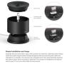 elago D Stand Charging Station [Black] - [Premium Aluminum][Cable Management][Scratch-Free] - for Apple TV Remote, iPhone, AirPods, iPad Mini, Wireless Keyboard, and Magic Mouse