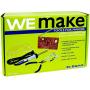 WEmake FM Radio DIY Soldering Kit with Tools | Soldering Iron | Side Cutters | Safety Glasses | Lead Free Solder | Great Stem Project