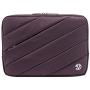 Vangoddy Shock Absorbent Carrying Quilted Sleeve Purple Travel Case for Fujitsu Lifebook 11.3 inch 12.5 inch Laptop Tablets
