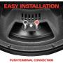BOSS Audio Systems AR100DVC 10 Inch Car Subwoofer - 1400 Watts Maximum Power, Dual 4 Ohm Voice Coil, Sold Individually