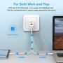 iPhone Charger, 1Pack Amoner USB Wall Charger 36W 3-Port USB Foldable Plug Wall Charger Block Compatible with iPhone 12/12mini/12Pro/12ProMax/11/11Pro/SE/XR/XS/X/8, iPad Pro, Galaxy S20/S10/Note 20