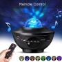 Laser Star Projector Night Light Projector, Delicacy Sky Laser Ocean Wave Starry Projector with Music Speaker,Christmas Projector Light for Baby Kids Bedroom Party Home Holidays