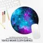 Pricetail Mouse Pad, Pretty Purple Galaxy Mouse Pads with Design, Non-Slip Mousepads, Waterproof Office Mousemat for PC Computers Laptop, 7.9 x 7.9 x 0.1 Inch