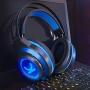 VANKYO Gaming Headset CM7000 with Authentic 7.1 Surround Sound Stereo PS4 Headset, Gaming Headphones with Noise Canceling Mic & Memory Foam Ear Pads for PC, PS4, PS5, Xbox One, Nintendo Switch, Blue