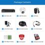 ZOSI H.265+ 5MP Dome Security Camera System for Home, 8CH CCTV DVR with Hard Drive 2TB for 24/7 Recording, 8X 5MP 2K Surveillance Camera Outdoor Indoor,Long Night Vision, Remote Access