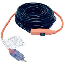 M-D Building Products 64428 Md Pipe Heating Cable With Thermostat, 18 Ft, Red, -50 Deg F