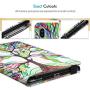 Fintie Keyboard Case for Samsung Galaxy Tab S6 10.5'' 2019 (Model SM-T860/T865/T867), [Patented S Pen Slot Design] Folio Stand Cover with Removable Wireless Bluetooth Keyboard, Love Tree