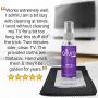 Screen Cleaning Kit for LED & LCD TV, Computer Laptop Monitor and Tablet Screens - Spray Cleaner w/Extra Large and Original MagicFiber Microfibers - Streak Free, Alcohol Free, Ammonia Free, Odor Free