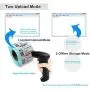 USB Wireless Barcode Scanner,Symcode Handheld Laser Barcode Reader (2.4GHz Wireless & USB2.0 Wired) Rechargeable Cordless 1D Barcode Scanner Bar Code Reader Wireless