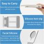 Maoyea Stand for MagSafe Charger, 270°Foldable Wireless Magnetic Aluminum Holder Compatible with Apple MagSafe Charger for iPhone 12, 12 Pro, 12 Pro Max, 12 Mini (Pink)