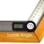 GemRed Digital Angle Finder Protractor (Stainless steel, 7inch/200mm)