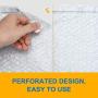 Fuxury Bubble Pouches 7.5x7.5 Inch,2 Rolls 50 Packs Total Bubble Cushioning Wrap Pouch Bag Roll Bubble Bags Pouches