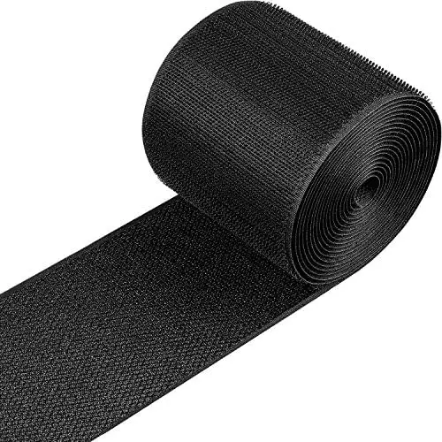 Cable Floor Strip Cord Cover Grip Floor Cable Protector Carpet Cable Management, Hold Cords in Place, Keep Cables Organized, Protect Cords and Prevent a Trip Hazard, 3 Inch x 10 Feet (10 Feet, Black)