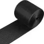 Cable Floor Strip Cord Cover Grip Floor Cable Protector Carpet Cable Management, Hold Cords in Place, Keep Cables Organized, Protect Cords and Prevent a Trip Hazard, 3 Inch x 10 Feet (10 Feet, Black)