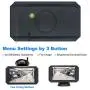 1080P Backup Camera and 5 inch Monitor Kit Digital Wireless Rear View Camera for Car SUV Truck RV Built-in Transmitter with Parking guidelines