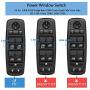 Front Driver Side Power Master Window Switch Compatible for 2009-2012 Dodge Ram 1500 2500 3500 Replace # 4602863AD 4602863AB 4602863AC