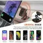 Trianium Magnetic Dash Car Mount Phone Holder Desk Stand Compatible with iPhone, Samsung, Huawei, Nokia, LG, Moto Smartphone, Stick-on Dashboard 3M-Adhesive Bendable Base and Metal Plate Included