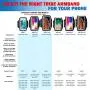 TRIBE Water Resistant Cell Phone Armband Case for iPhone 11, 11 Pro, 11 Pro Max, X, Xs, Xs Max, Xr, 8, 7, 6, Plus Sizes, Galaxy S10, S9, S8, S7, Plus Sizes and More! Adjustable Elastic Band & Key Slot