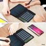 Basic Calculator Notepad with 6.5 Inch LCD Writing Tablet, Rechargeable, Lock Button and E-Pen,12 Digit Display, Also Inkless Drawing/Memo Pads/Planning Boards, Hand-held for Daily and Basic Office