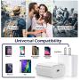 [Apple MFi Certified] iPhone Fast Charger, Veetone 20W PD Type C Power Wall Charger Travel Plug with 6FT USB C to Lightning Quick Charge Sync Cable Compatible with iPhone 12/11/XS/XR/X 8/SE 2020, iPad