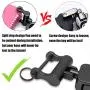 ROMASO Key Fob Cover fit for Lexus,Smart Key Fob Case Cover for Lexus ES350 GS300 GS350 GS430 GS450h ISC IS250 IS350 LS460 LS600h RX350 RX300 GX470 GX460,Leather Key Fob Shell,Black