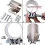 EVIL ENERGY 2.25 Inch 2 1/4 Butt Joint Exhaust Band Clamp Sleeve Stainless Steel