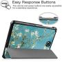 Fintie Slim Shell Case for Samsung Galaxy Tab A 8.0 (Previous Model 2015) - Super Slim Lightweight Standing Cover with Auto Sleep/Wake for Tab A 8.0 SM-T350/T355/P350/P355 2015, Blossom