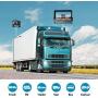 Fookoo Ⅱ HD 1080P Wired Backup Camera System Kit,10 inch HD Dual Split Screen Monitor with Recording IP69 Waterproof Rear View Camera Parking Lines CCD Chip for Truck/Semi-Trailer/Box Truck/RV(DY101)