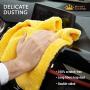 Premium Microfiber Towels for Cars - Thick Professional Microfiber Cleaning Cloth for Cars - 6 Pack (12”x12”)