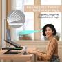 Jelly Comb RGB Laptop Stand, 9-Adjustable Height Laptop Riser, Air-Ventilation Laptop Holder for Notebook, Laptop, Tablet-S05A