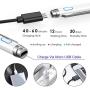 Active Stylus Pen Compatible with iOS&Android Touch Screens, 2 in 1 Fine Point Digital Pen, Rechargeable iPad Pencil Compatible with iPhone/Android Phone/iPad/ipad Air/iPad Pro/Samsung Tablets/etc.