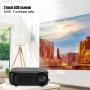 Mini Handheld Projector,Mini Portable Projector Household Projector … (Black)