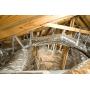 AES Industries Radiant Vapor Barrier Reflective Insulation 51'' 1000 sqft Attic Foil Solid