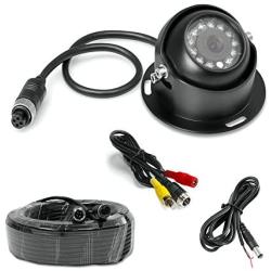 Pyle PLCMRV8B Rearview Backup Parking/Reverse Camera, Waterproof Night Vision Cam, , Black
