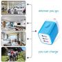 USB Wall Charger, Hootek 2Pack Wall Plug 3.1A 3-Multi Port USB Charger Adapter Charging Block Cube Brick Compatible iPhone 11 Pro/XR/XS/X/8/7 Plus, iPad, Samsung S20 FE S10 S9 S8+ A80 A71 Note20 Ultra