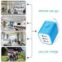 USB Wall Charger, Hootek 2Pack Wall Plug 3.1A 3-Multi Port USB Charger Adapter Charging Block Cube Brick Compatible iPhone 11 Pro/XR/XS/X/8/7 Plus, iPad, Samsung S20 FE S10 S9 S8+ A80 A71 Note20 Ultra