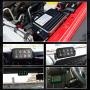 8 Gang Switch Panel, DJI 4X4 On-Off LED Car Switch Panel Circuit Control Relay System Box Universal Slim Touch Panel with Harness and Label Stickers for Truck Boat ATV UTV Caravan Marine