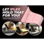 iFLEX Cell Phone Stand and Tablet Stand for Air Travel, Work and Home – Flexible Phone Holder is The Perfect iPhone Stand and Holds Any Mobile Device – Non-Slip Grip, Strong and Durable