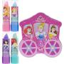 Disney Princess 4 Pack Lip Gloss with Carraige Inspired Storage Case