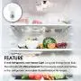 LOHAS Refrigerator Light Bulb, 40W Equivalent LED A15 Bulb, 5W LED 120V Fridge Lights, E26 Medium Base Ceiling Fan Light, 420lm Not-Dim Waterproof for Freezer Home Bathroom Kitchen Lighting, 2 Pack