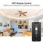 Treatlife Smart Ceiling Fan Control, 4 Speed Fan Switch for Ceiling Fan, Neutral Wire Required, Smart Home Devices that Works with Alexa and Google Home, Remote Control, Schedule, No Hub Required Treatlife Smart Ceiling Fan Control, 4 Speed Fan Switch for Ceiling Fan, Neutral Wire Required, Smart Home Devices that Works with Alexa and Google Home, Remote Control, Schedule, No Hub Required