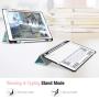 Fintie Case for iPad Air (3rd Gen) 10.5'' 2019 / iPad Pro 10.5'' 2017 - [SlimShell] Ultra Lightweight Standing Protective Cover with Built-in Pencil Holder, Auto Wake/Sleep (Emerald Illusions)