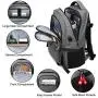 15.6 inch Laptop Backpack Men, Travel Water Resistant Backpack with USB Charging Port Multiple Pockets School Backpack, Durable Lightweight Computer Backpack for Men and Women, Black (Grey) 15.6 inch Laptop Backpack Men, Travel Water Resistant Backpack with USB Charging Port Multiple Pockets School Backpack, Durable Lightweight Computer Backpack for Men and Women, Black (Grey)